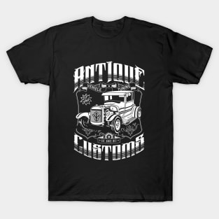 Hot Rod - Antique Customs (white) T-Shirt